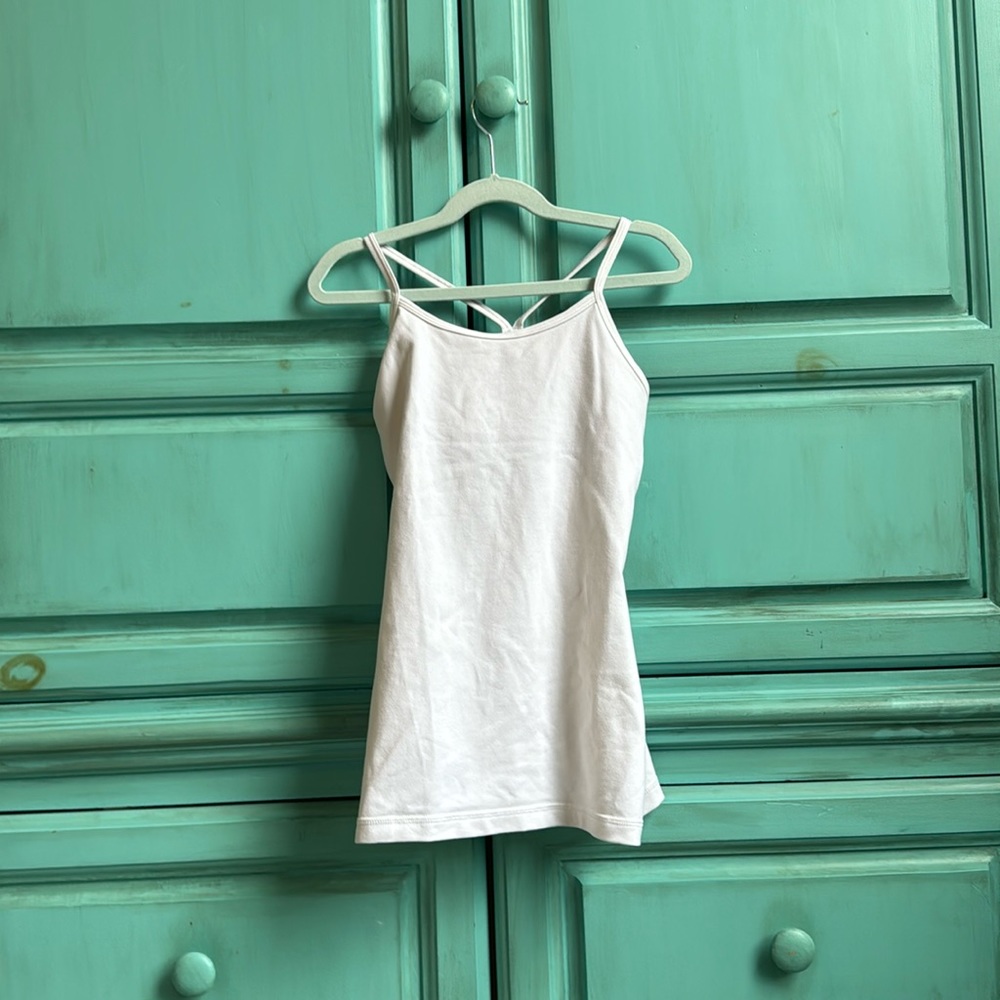White tank top